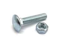 Coach Bolts with Hex Nuts
